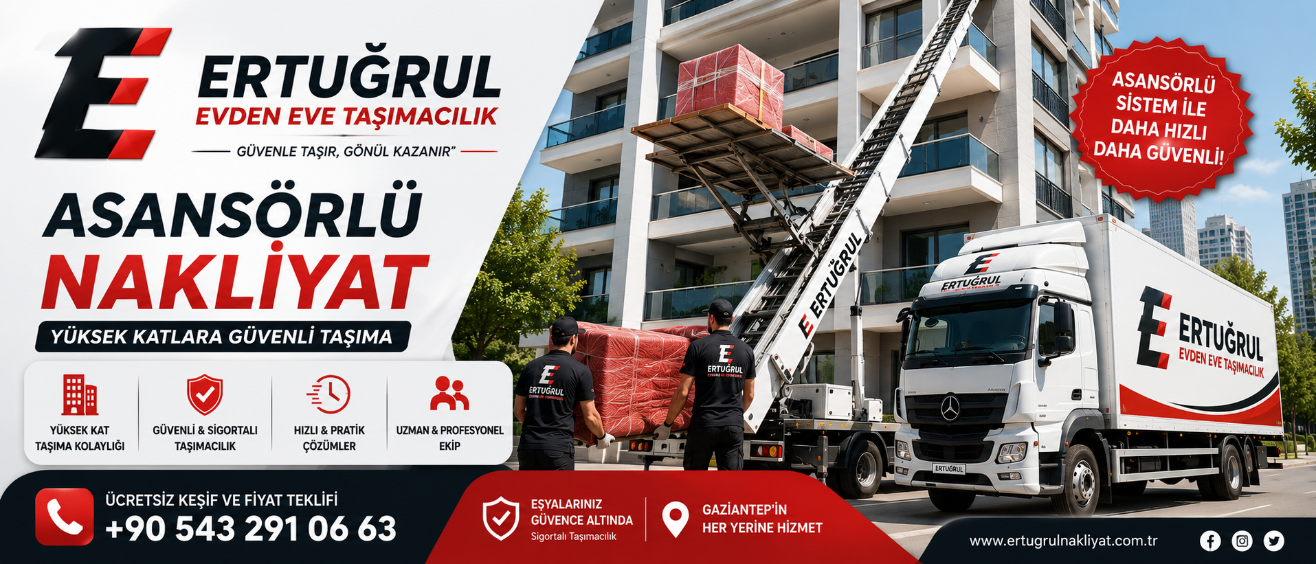 Asansörlü Evden Eve Nakliyat
